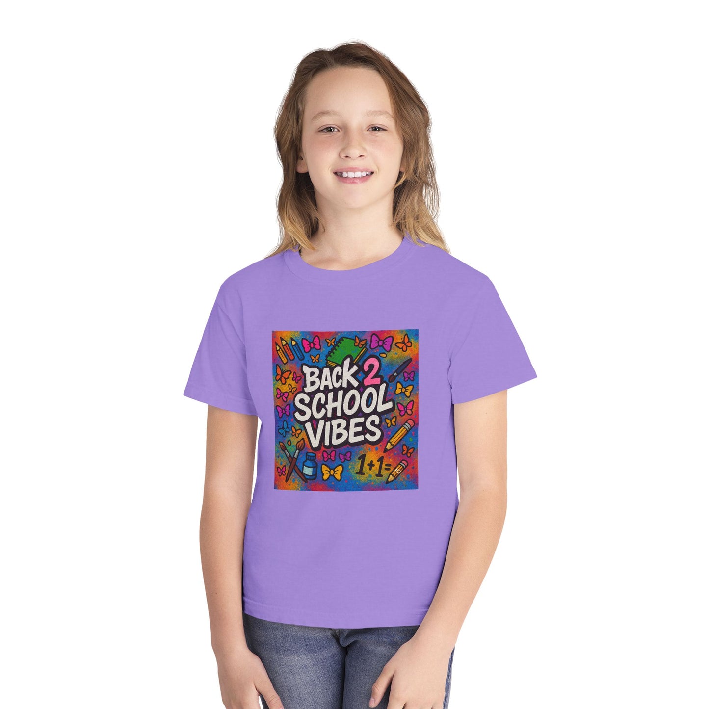 Youth Back to School Vibes Tee