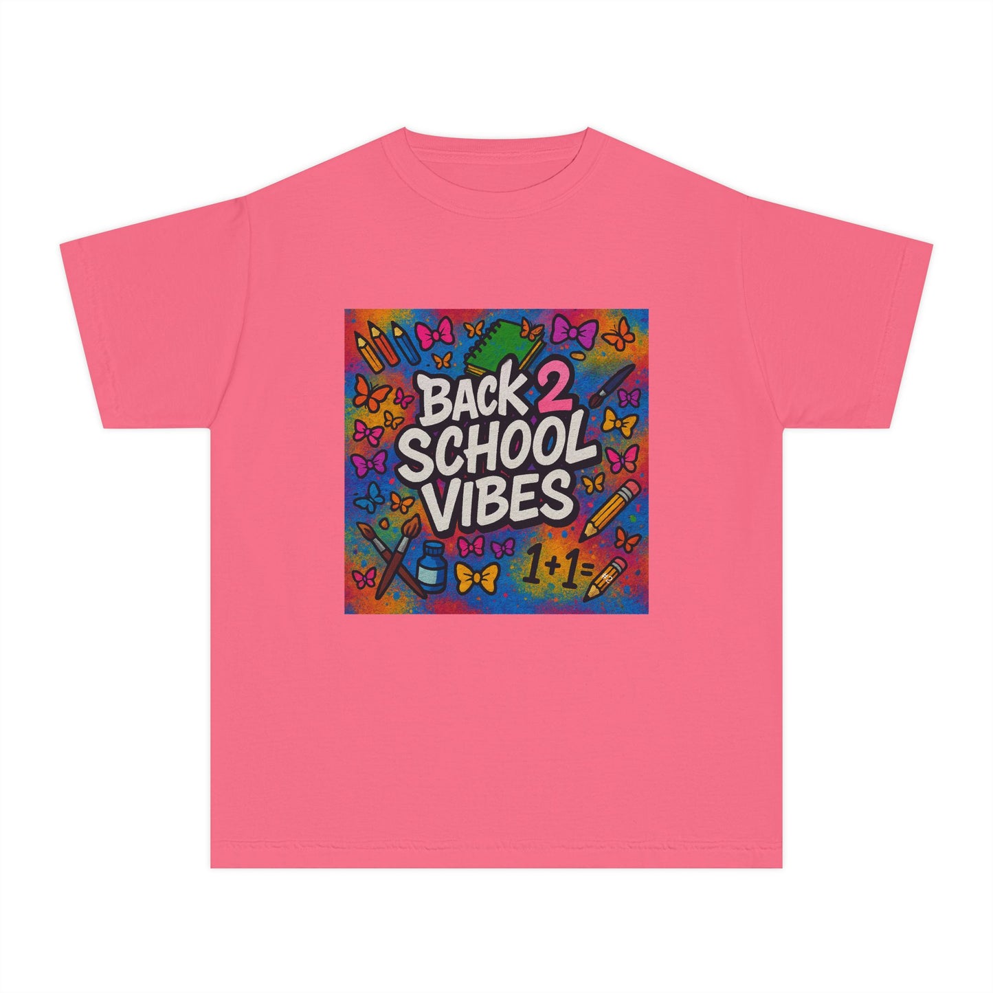 Youth Back to School Vibes Tee