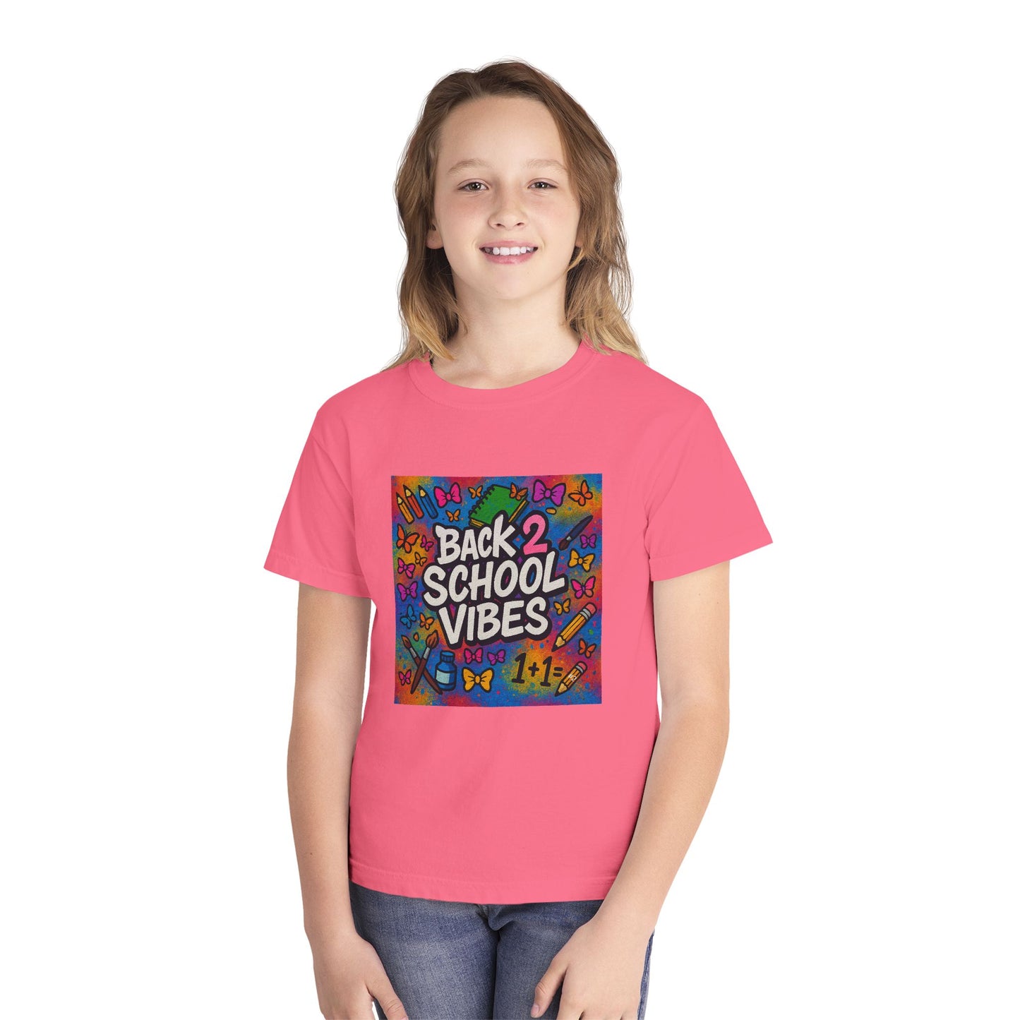 Youth Back to School Vibes Tee