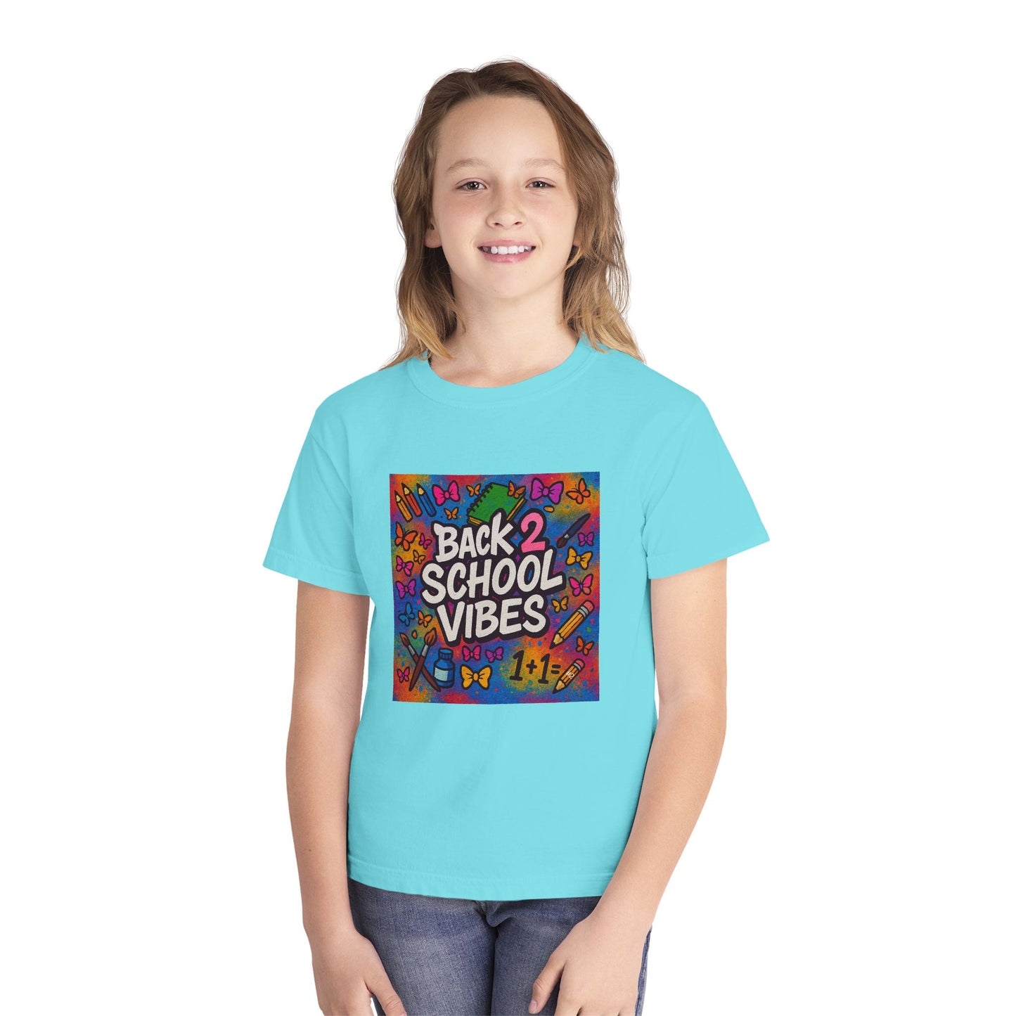 Youth Back to School Vibes Tee