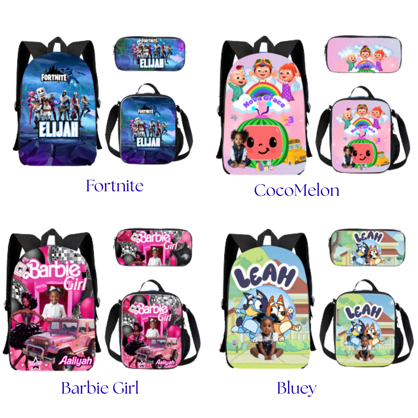3-piece customizable set combination