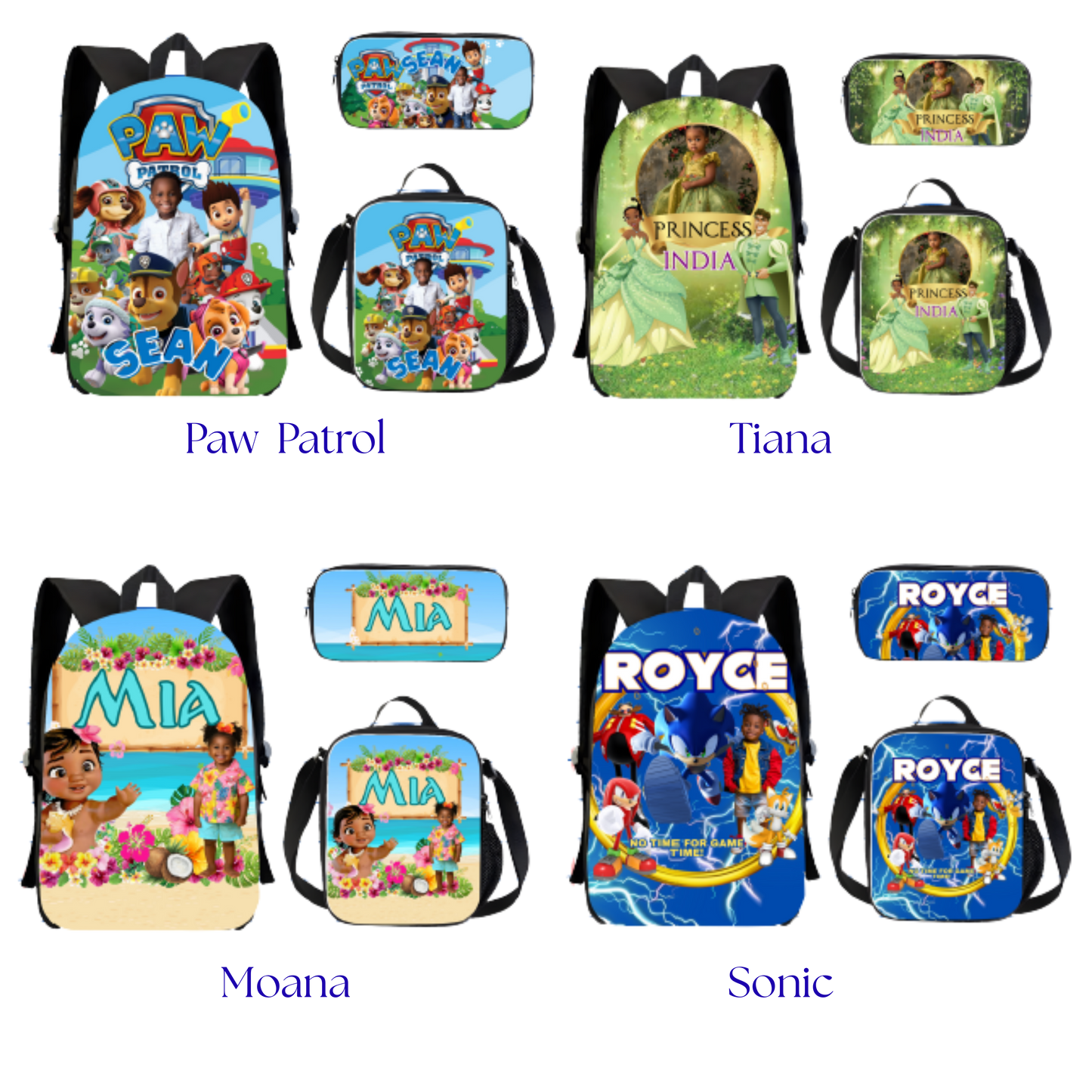 3-piece customizable set combination