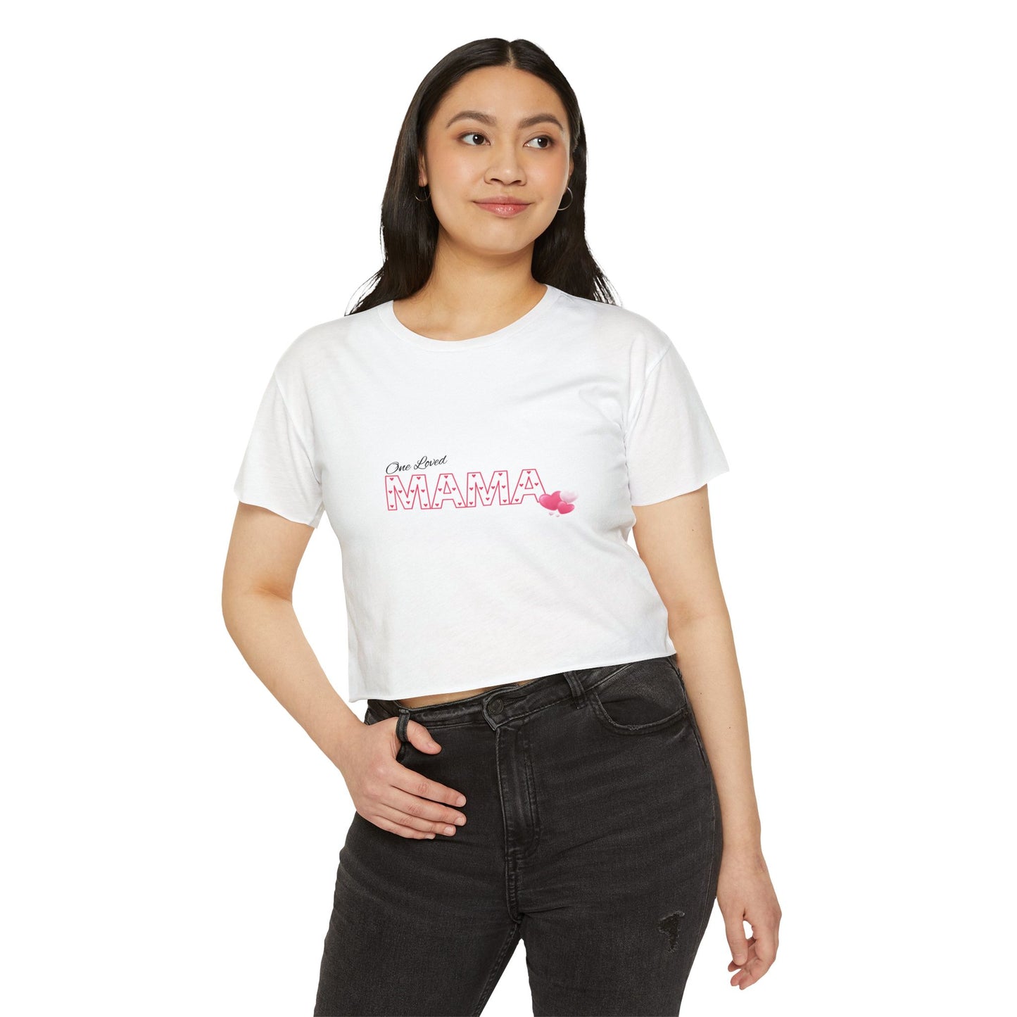 "One Loved MAMA " Crop Top