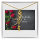 Customizable Birth Month Flower Necklace