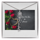 Customizable Birth Month Flower Necklace