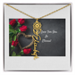 Customizable Birth Month Flower Necklace