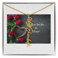 Customizable Birth Month Flower Necklace
