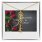 Customizable Birth Month Flower Necklace