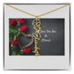 Customizable Birth Month Flower Necklace