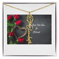 Customizable Birth Month Flower Necklace